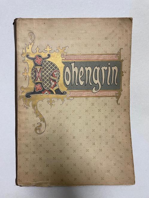 Partituur Wagner "Lohengrin" (Durand, 1891), Boeken, Muziek, Gelezen, Algemeen, Ophalen of Verzenden