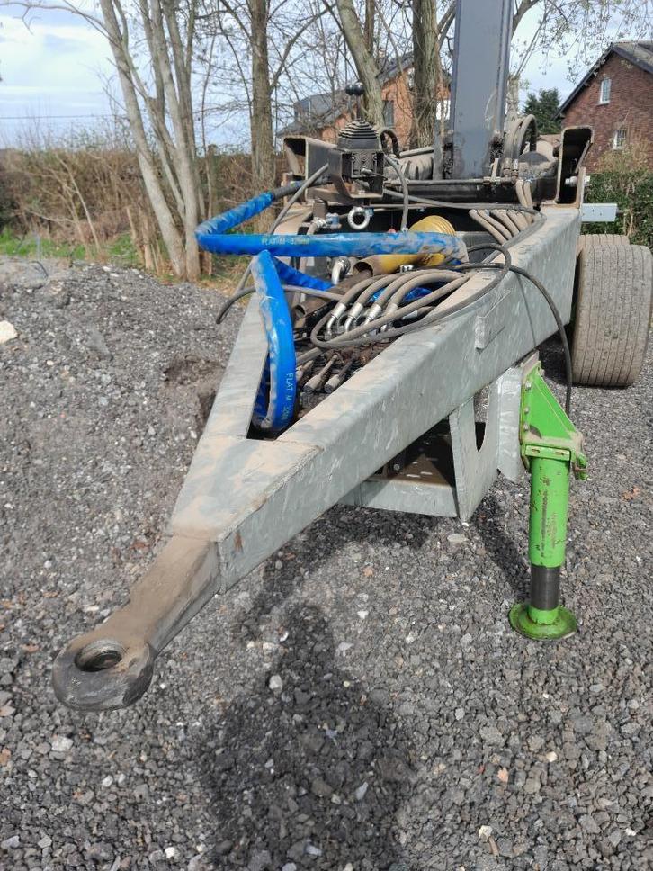 Containeraanhangwagen van 7 m voor tractor., Auto diversen, Overige Auto diversen, Ophalen