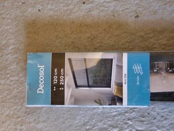 Decosol jaloezie horizontaal aluminium  25mm 120x250 nieuw beschikbaar voor biedingen