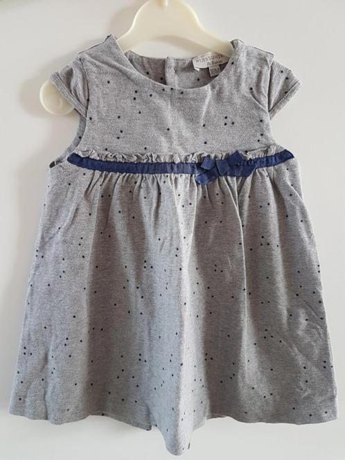 BUISSONNIERE - Jolie robe grise à pois - T.18 mois, Enfants & Bébés, Vêtements de bébé | Taille 80, Utilisé, Fille, Robe ou Jupe