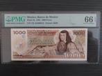 Mexico 1000 Pesos 1985, PMG 66 EPQ!, Postzegels en Munten, Bankbiljetten | Amerika, Ophalen of Verzenden