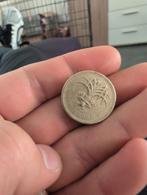 1990 WALES - £1 pound coin RARE COLLECTABLE Edge Inscription, Postzegels en Munten, Munten | België, Ophalen of Verzenden