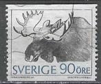 Suède 1967/1968 - Yvert 577 - Eland - 90 Ore (ST), Envoi, Suède, Affranchi