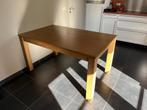 Eiken tafel, volledig massief hout, Huis en Inrichting, 50 tot 100 cm, 150 tot 200 cm, Gebruikt, Rechthoekig
