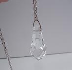 Grote pendel bergkristal gefacetteerd, Verzamelen, Mineralen en Fossielen, Ophalen of Verzenden
