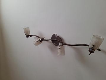 2 luminaires de salon avec les ampoules LED repositionnables, Enlèvement, Utilisé, 30 à 60 watts