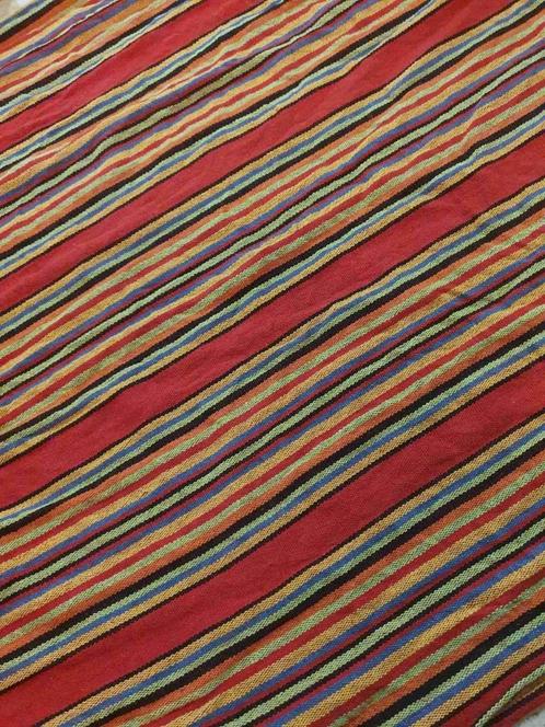 Hangmat gestreept rood met gekleurde strepen 235/96, Huis en Inrichting, Woonaccessoires | Plaids en Woondekens, Ophalen of Verzenden