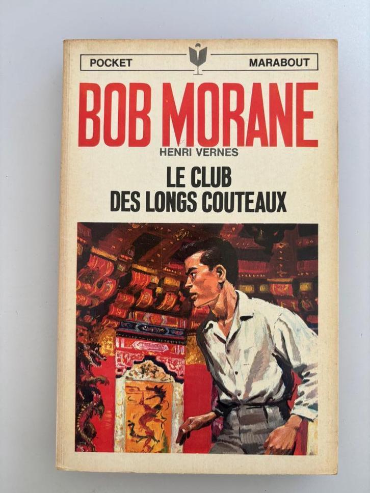 Vernes Bob Morane Le Club des Longs Couteaux Marabout 1970, Boeken, Avontuur en Actie, Gelezen, Ophalen of Verzenden