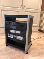 Toren met vintage audioapparatuur - Philips / Optonica, Audio, Tv en Foto, Versterkers en Ontvangers, Ophalen, Gebruikt