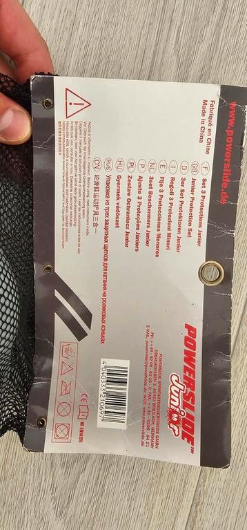 Powerslide Junior set 3 Protections Junior Pro beschikbaar voor biedingen