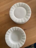 Set Witte borden, platte en diepe, Ophalen, Gebruikt, Bord(en)