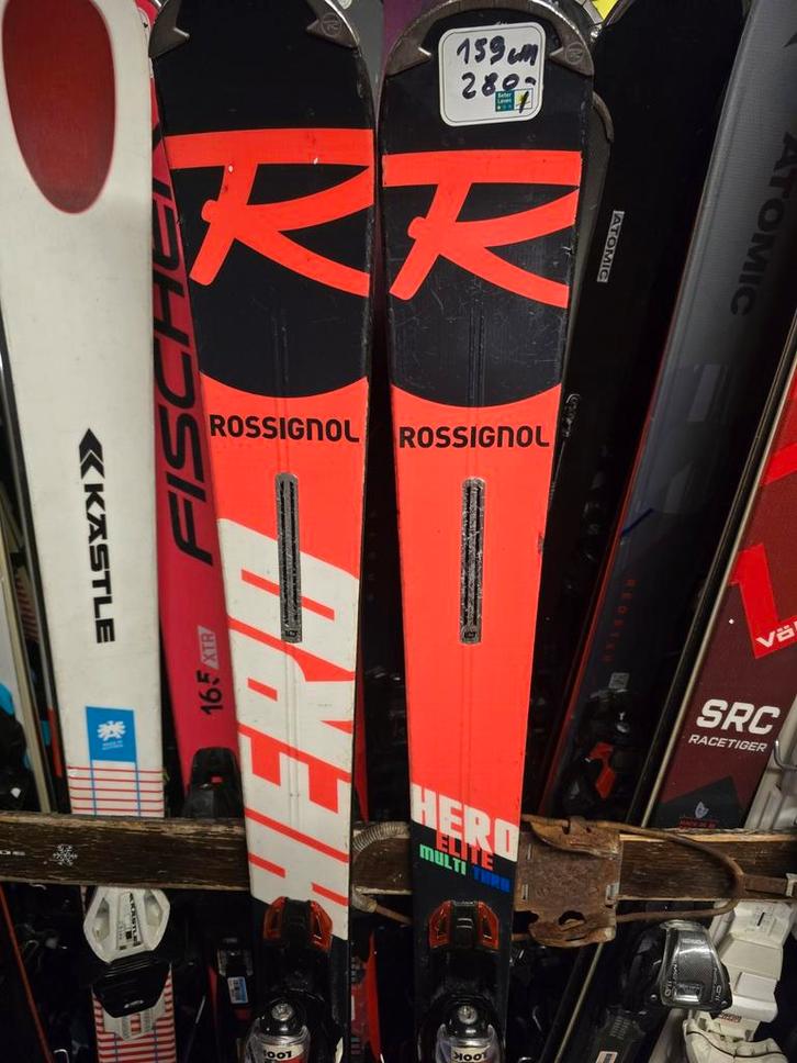 159cm ROSSIGNOL HERO ELITE MULTI TURN MT TI, Sport en Fitness, Skiën en Langlaufen, Zo goed als nieuw, Ski's, Ski, Rossignol, Carve