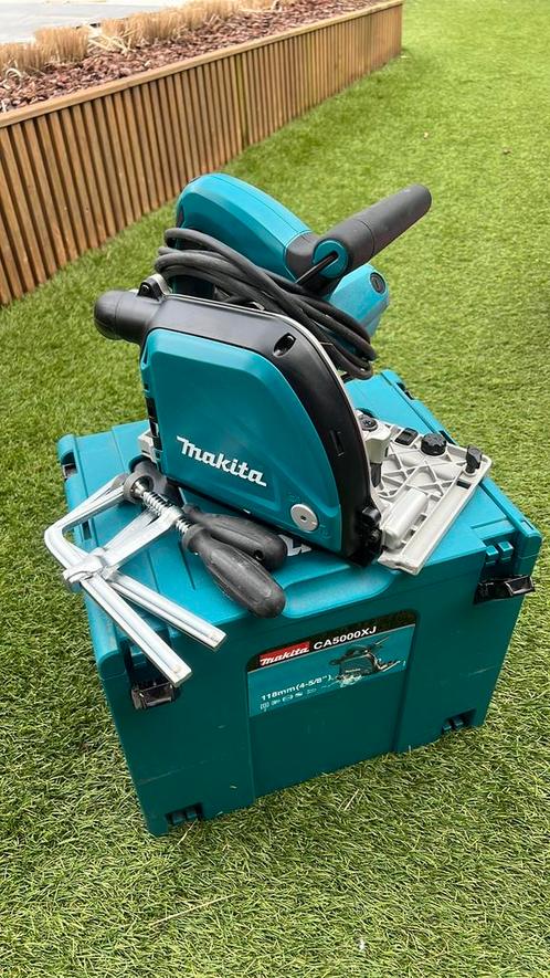 MakitaCA5000XJ V groef zaagmachine met toebehoren, Doe-het-zelf en Bouw, Gereedschap | Zaagmachines, Zo goed als nieuw, Ophalen