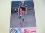 wielerkaart 1977 team sanson francesco moser, Gebruikt, Verzenden