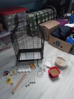 cage oiseaux pour canari, mandarin avec accessoires 65x45x28, Enlèvement, Comme neuf