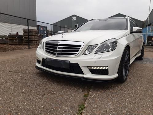 Mercedes E63 AMG Lichte vracht, Auto's, Mercedes-Benz, Particulier, E-Klasse, Benzine, Euro 5, Break, 4 deurs, Automaat, Wit, Zwart