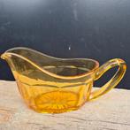 Melkkannetje, art deco, amberkleurig, Ophalen of Verzenden