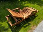 Ligstoel te koop, Tuin en Terras, Ophalen, Gebruikt, Hout, Inklapbaar