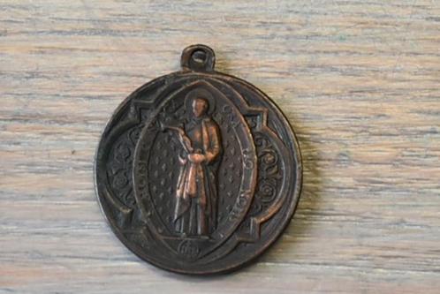 religieuse medaille  S. Aloysi Conzaga, Verzamelen, Religie, Gebruikt, Christendom | Katholiek, Overige typen, Verzenden