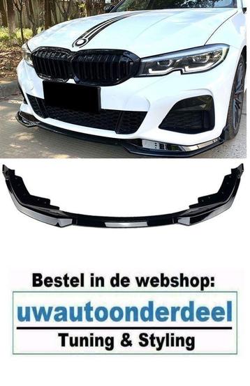 Spoiler Splitter Lip glans Zwart Voor Bmw 3 Serie G20 G21 Pa beschikbaar voor biedingen