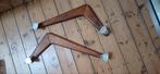 Vintage deurgrepen teak 60s, Ophalen of Verzenden