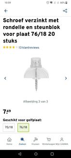 Schroeven voor golfplaat 76/18 (98 stuks), Ophalen, Gebruikt, Schroeven