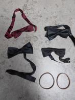 5 nœuds vintage + porte-manches, Vêtements | Hommes, Cravates, Enlèvement ou Envoi, Comme neuf