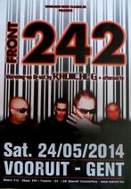 FRONT 242 - TOUR POSTER VOORUIT GENT 24/05/2014 - NIEUW, Rechthoekig Staand, Verzenden, Deurposter of groter, Nieuw