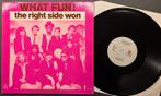 WHAT FUN - The right side won ( 12# ), Envoi, 1980 à 2000, Comme neuf, 12 pouces