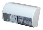 Witte dubbele toiletpapierdispenser, Ophalen of Verzenden, Nieuw in verpakking, Hotelinrichting
