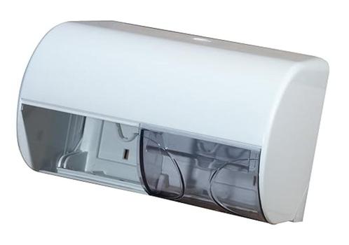 Witte dubbele toiletpapierdispenser, Zakelijke goederen, Horeca | Meubilair en Inrichting, Hotelinrichting, Nieuw in verpakking