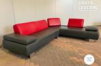 GRATIS LEVERING HEEL BE Design Montel Echt Leer Hoekbank, Huis en Inrichting, 250 tot 300 cm, Hoekbank, Leer, Ophalen of Verzenden