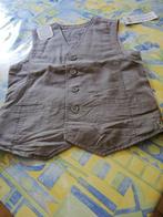 Gilet garçon Okaidi couleur taupe.Lin  Taille 10 ans. Neuf., Ophalen of Verzenden, Zo goed als nieuw, Jongen