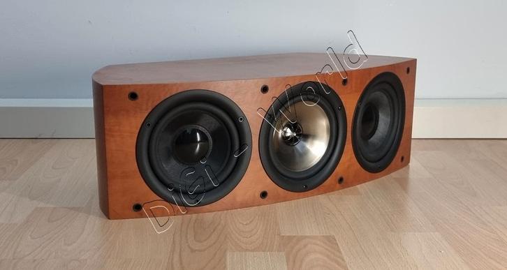 KEF IQ60C in het prachtige kleur Kersenhout, Audio, Tv en Foto, Luidsprekerboxen, Zo goed als nieuw, Center speaker, 120 watt of meer