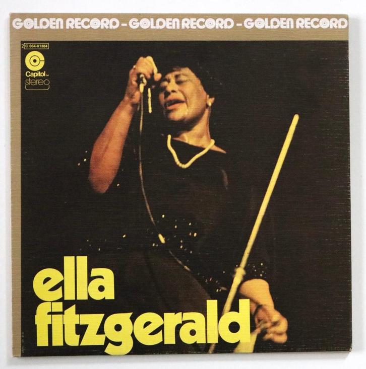 Ella Fitzgerald – Golden Record, Cd's en Dvd's, Vinyl | Jazz en Blues, Zo goed als nieuw, Jazz, 12 inch, Ophalen of Verzenden