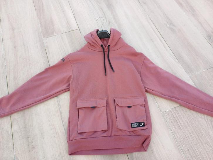 David Laid x gymshark hoodie, Kleding | Heren, Truien en Vesten, Nieuw, Maat 46 (S) of kleiner, Rood, Ophalen of Verzenden
