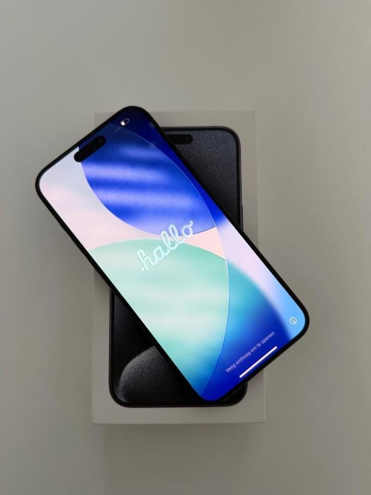 iPhone 15 Pro Max 256GB Blue Titanium, Telecommunicatie, Mobiele telefoons | Apple iPhone, Zo goed als nieuw, 256 GB, Zonder abonnement