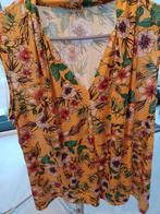 Gele bloementop Paprika 50/52, Kleding | Dames, Grote Maten, Geel, Zo goed als nieuw, Paprika, Shirt of Top