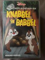 VHS Disney Doldwaze avonturen vam Knabbel & Babbel, Cd's en Dvd's, Ophalen of Verzenden