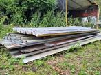 Stapel metalen dakplaten, Doe-het-zelf en Bouw, Platen en Panelen, Ophalen, Gebruikt