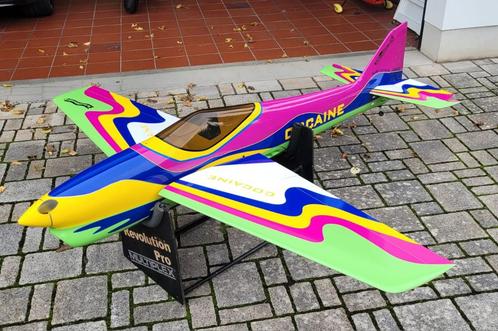Cocaïne 2M F3A RC model OS140RX, Hobby en Vrije tijd, Modelbouw | Radiografisch | Vliegtuigen, Zo goed als nieuw, Nitro, RTF (Ready to Fly)