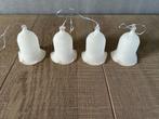 4 glazen klokjes, Ophalen of Verzenden, Zo goed als nieuw
