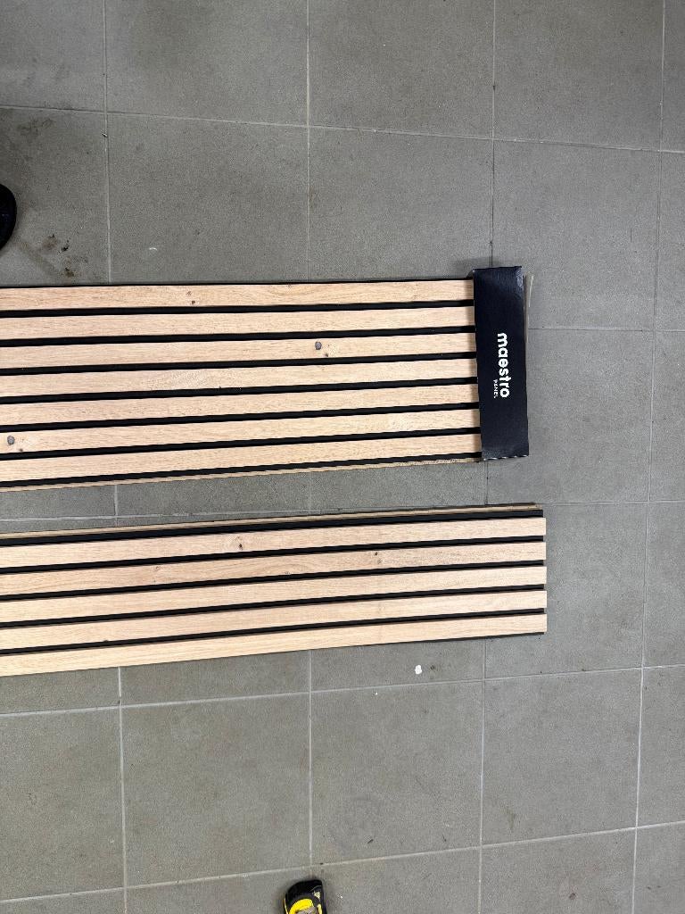 Maestro Latt Pepper Oak + Matte Black, Planchers ou planches, Enlèvement, 150 cm ou plus, Bois