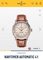 Breitling Navitimer 41 butterfly buckle en rosegold crown, Bijoux, Sacs & Beauté, Montres | Hommes, Montre-bracelet, Breitling