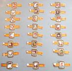 24 bagues de cigare alto  peinture portrait personnages, Enlèvement ou Envoi, Utilisé, Bagues de cigare