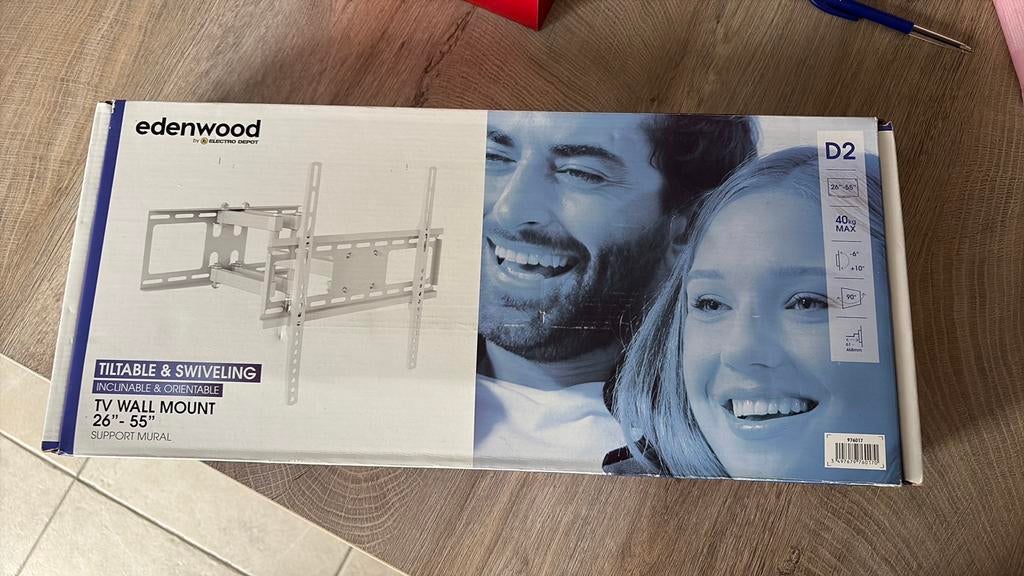 Support murale tv, Envoi, Comme neuf