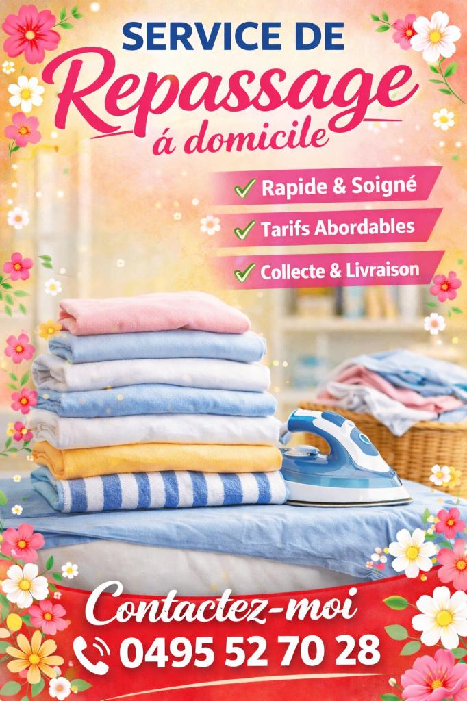 Repassage à domicile, Vacatures, Vacatures | Thuiswerk