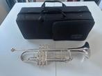 Trompette Sib, Musique & Instruments, Enlèvement, Comme neuf, Trompette en si bémol, Avec valise