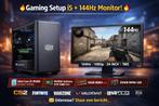 Gaming Setup i5 + 144Hz Monitor, Informatique & Logiciels, Avec carte vidéo, 4 Ghz ou plus, Enlèvement, Gaming