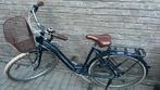 Fiets donker blauw met fietsmandje van decatlon, Fietsen en Brommers, Gebruikt, Versnellingen, 50 tot 53 cm, Ophalen